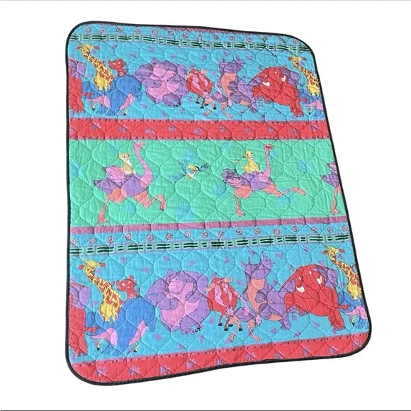 Vintage Disney The Lion‎ King  Blanket Toddler Bed Baby Crib Blanket Comforter - Picture 2 of 6